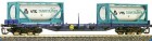15509 Tillig Container car with two tank containers "VTG"